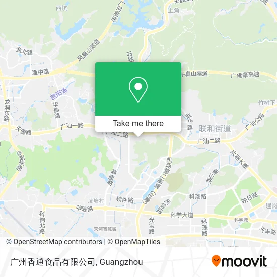 广州香通食品有限公司 map
