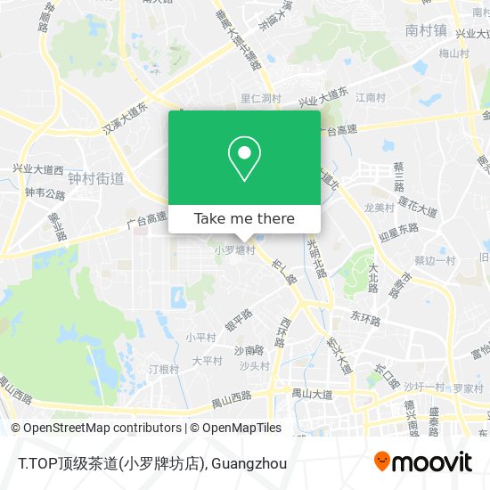 T.TOP顶级茶道(小罗牌坊店) map