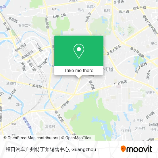 福田汽车广州特丁莱销售中心 map