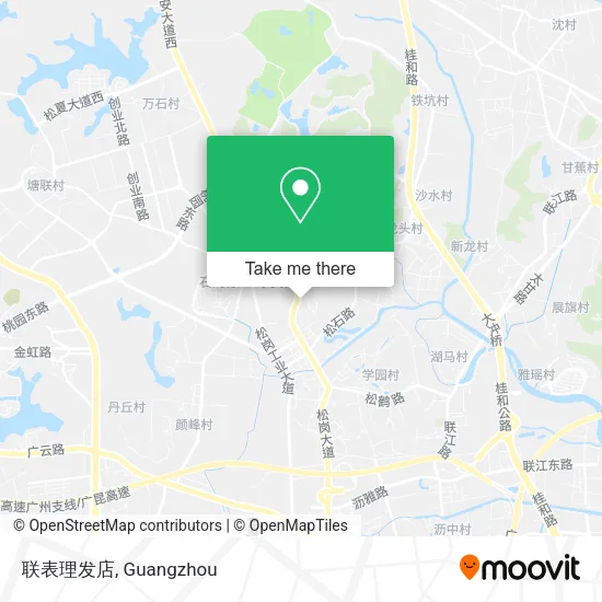 联表理发店 map