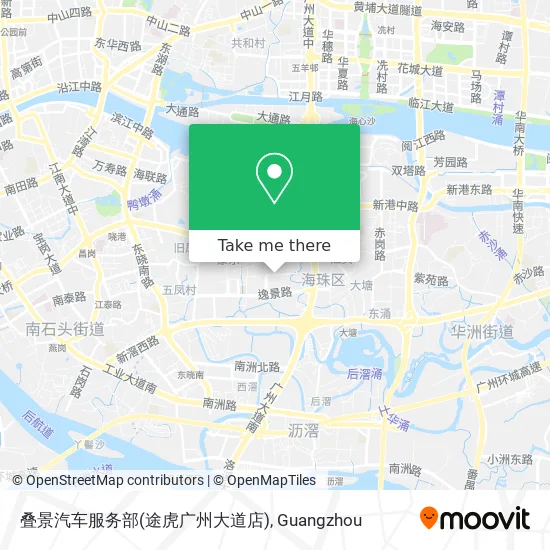 叠景汽车服务部(途虎广州大道店) map