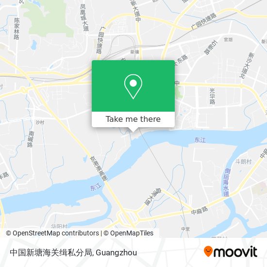 中国新塘海关缉私分局 map