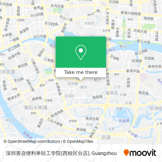 深圳善迩便利单轻工学院(西校区分店) map