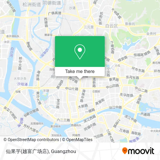 仙果芋(越富广场店) map