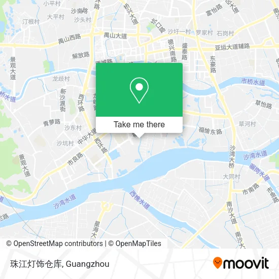 珠江灯饰仓库 map