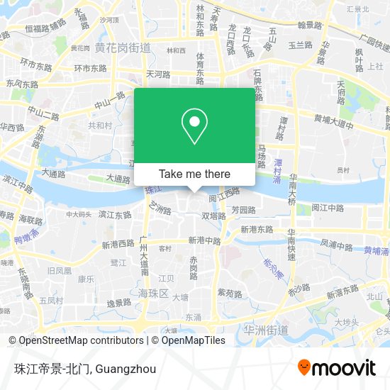 珠江帝景-北门 map