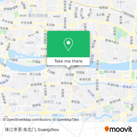珠江帝景-东北门 map
