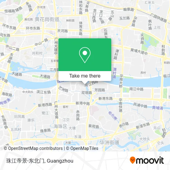 珠江帝景-东北门 map