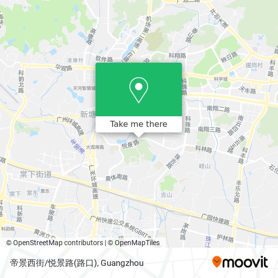 帝景西街/悦景路(路口) map