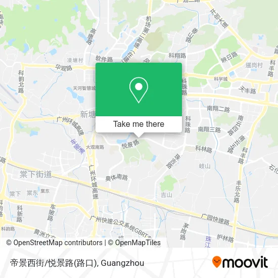 帝景西街/悦景路(路口) map