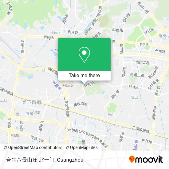 合生帝景山庄-北一门 map