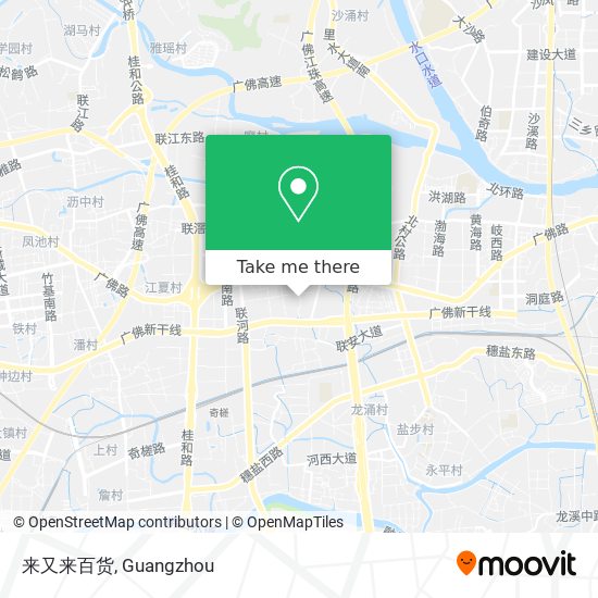 来又来百货 map