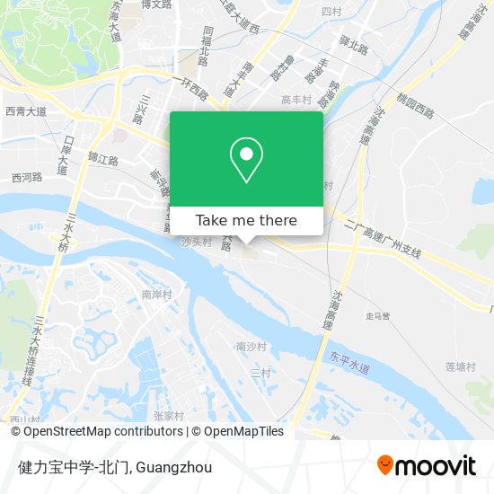 健力宝中学-北门 map
