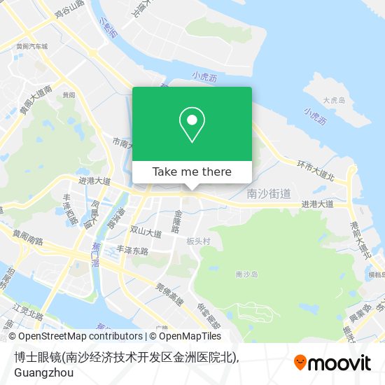 博士眼镜(南沙经济技术开发区金洲医院北) map