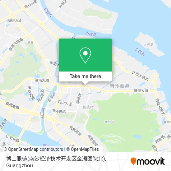 博士眼镜(南沙经济技术开发区金洲医院北) map