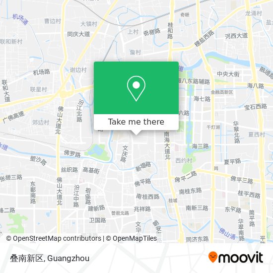叠南新区 map