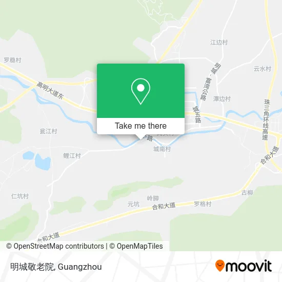 明城敬老院 map