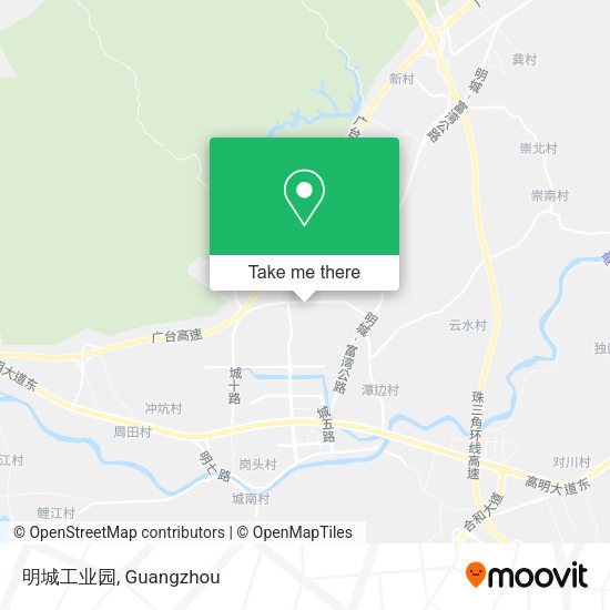 明城工业园 map