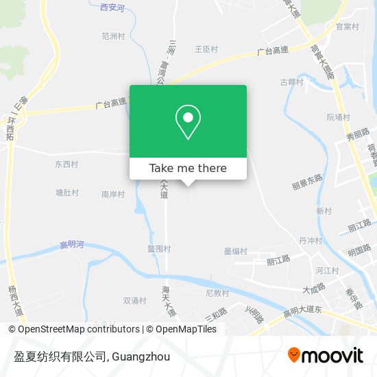 盈夏纺织有限公司 map