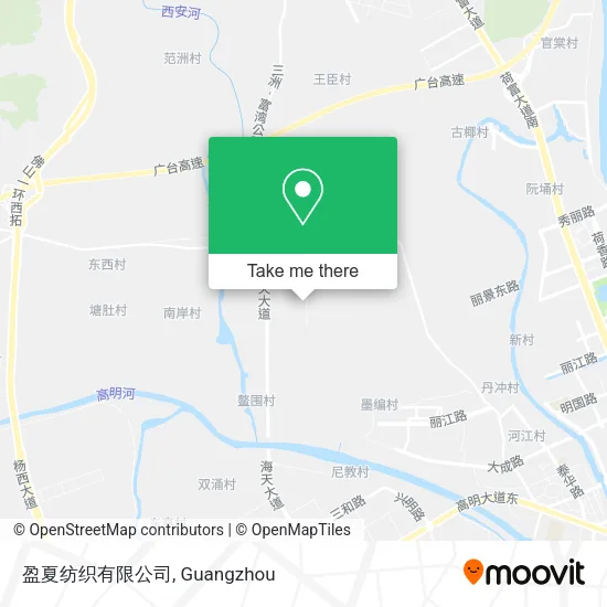 盈夏纺织有限公司 map