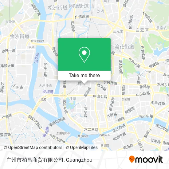 广州市柏昌商贸有限公司 map