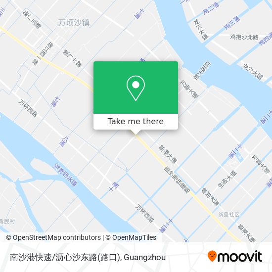 南沙港快速/沥心沙东路(路口) map