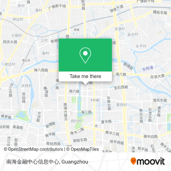 南海金融中心信息中心 map