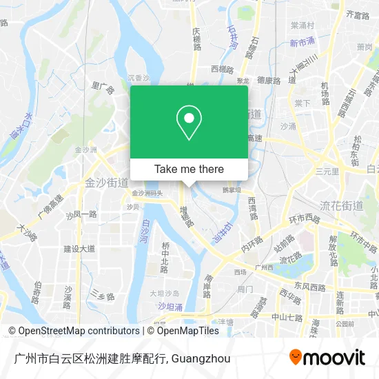 广州市白云区松洲建胜摩配行 map