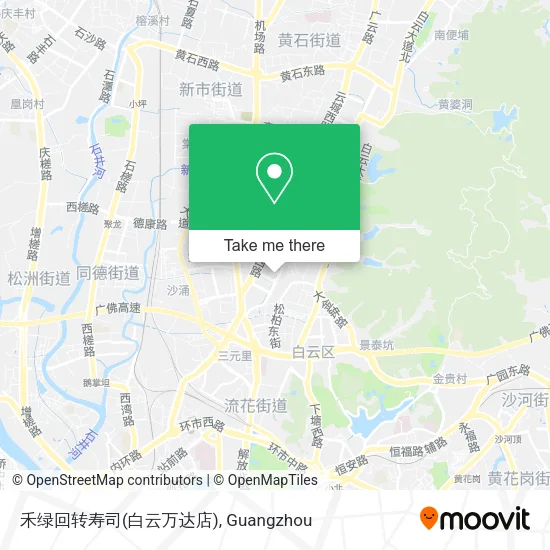 禾绿回转寿司(白云万达店) map