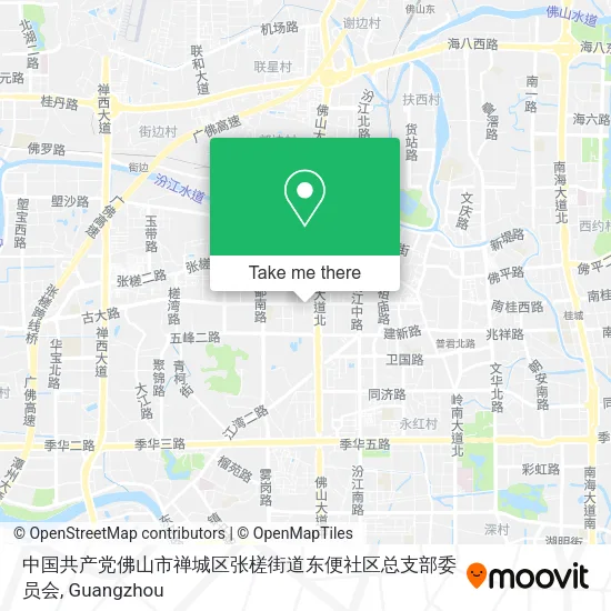中国共产党佛山市禅城区张槎街道东便社区总支部委员会 map