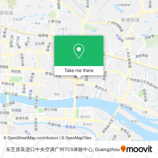 东芝原装进口中央空调广州TCS体验中心 map