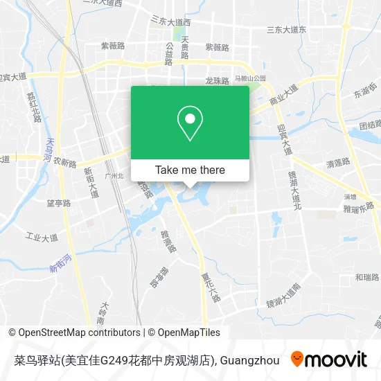 菜鸟驿站(美宜佳G249花都中房观湖店) map