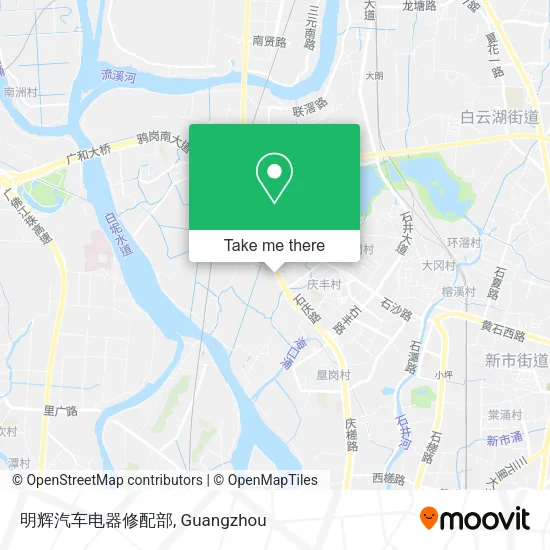 明辉汽车电器修配部 map