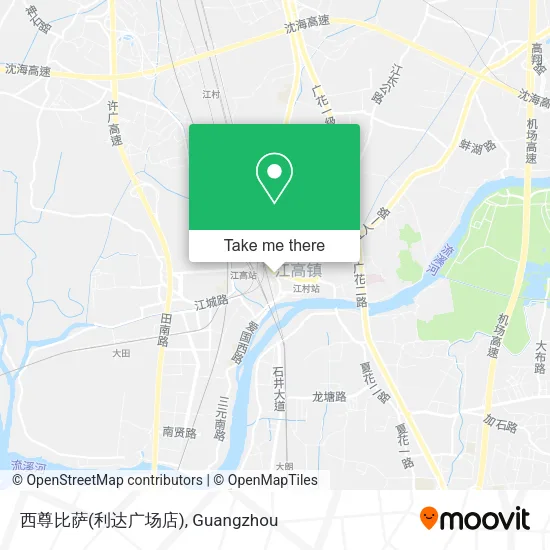 西尊比萨(利达广场店) map