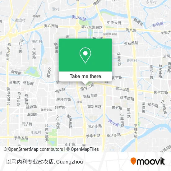 以马内利专业改衣店 map