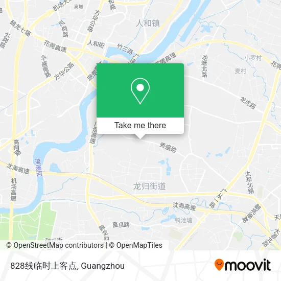 828线临时上客点 map