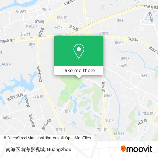 南海区南海影视城 map