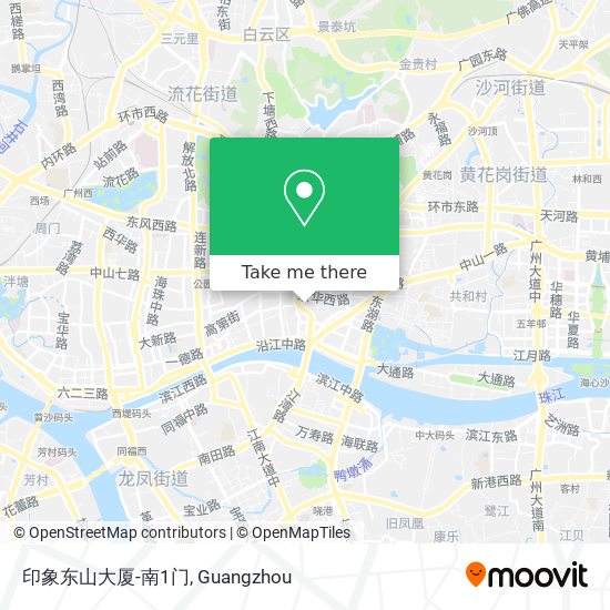 印象东山大厦-南1门 map