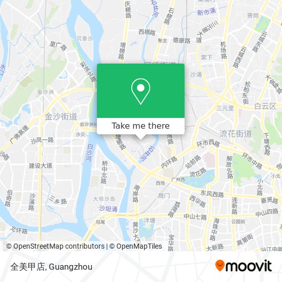 全美甲店 map