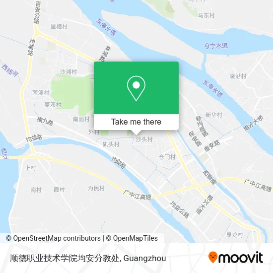 顺德职业技术学院均安分教处 map