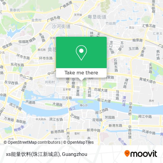 xs能量饮料(珠江新城店) map