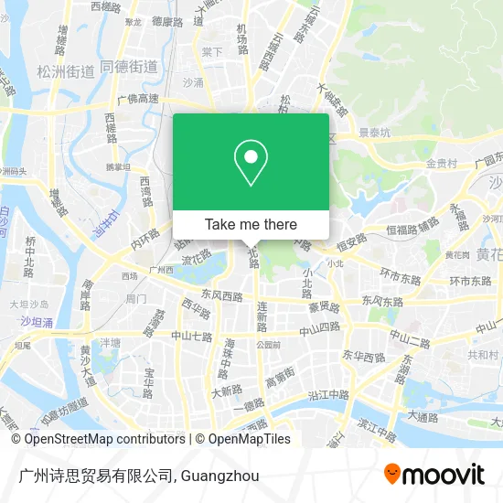 广州诗思贸易有限公司 map