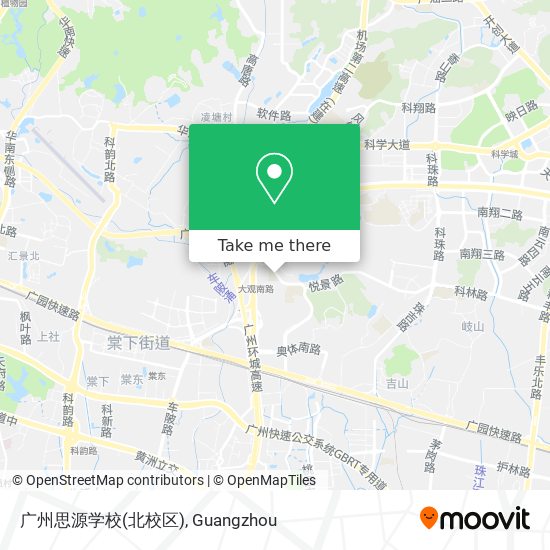 广州思源学校(北校区) map
