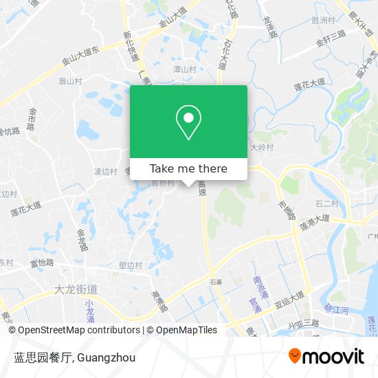 蓝思园餐厅 map