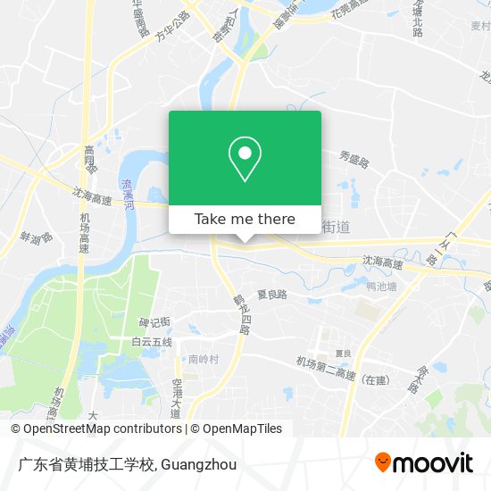 广东省黄埔技工学校 map