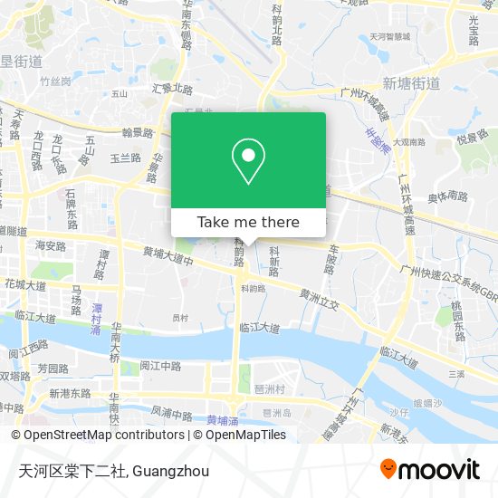 天河区棠下二社 map