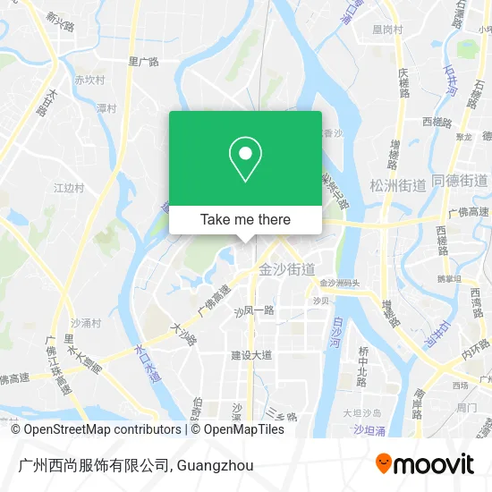 广州西尚服饰有限公司 map