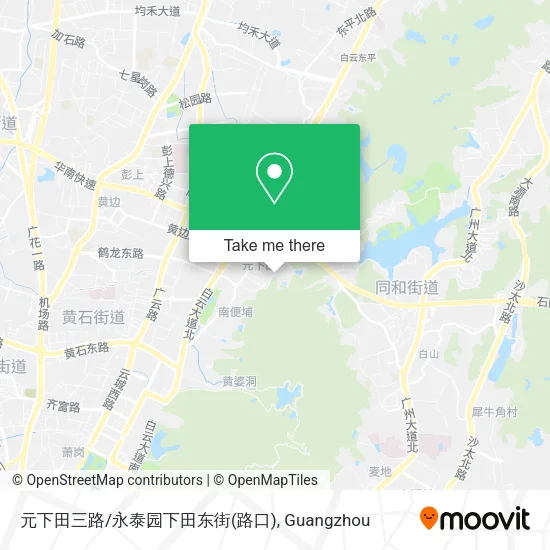 元下田三路/永泰园下田东街(路口) map