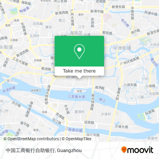 中国工商银行自助银行 map