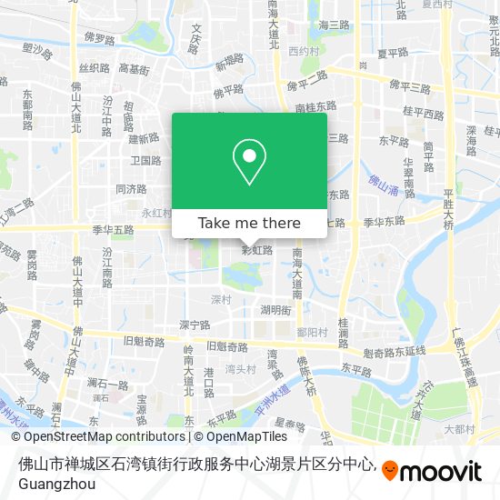 佛山市禅城区石湾镇街行政服务中心湖景片区分中心 map